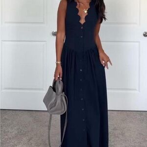 WeWoreWhat Black Maxi Dress